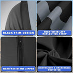 BeautyWill Custom Safety Vest Customized Logo Class 2 High Visibility Reflective Vest with Pockets Construction workwear