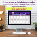 NextDayLabels - 2.83" x 1" Rectangular Sticker Labels for Printer - White Laser/Inkjet Printer Labels Return Address Labels Shipping Label Stickers (50 Sheets, 33 Per Sheet, 1650 Labels)