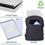 ZCZN Aluminum Clipboard with Storage and Clip Recycled, Clipboard Folder, Sturdy Letter Size Recycle Metal Form Holder for Business Office Medical Professionals, Letter Size (Silver)