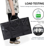 Moving Bags Heavy Duty Extra Large, Moving Boxes, Moving Supplies Essentials, Blue Storage Bins with Lids, Plastic Packing Totes, Storage Bags for Clothes with Handles & Zippers(Black, 8 Pack)