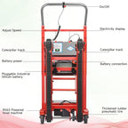 1250W Electric Stair Climbing Dolly - 900lbs Capacity, 3-Mode Folding Hand Truck W/Telescopic Handle, Non-Slip Wheels for Moving Furniture, Appliances (Orange)