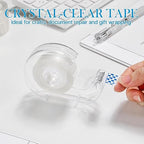 24 Rolls Clear Tape, Transparent Tape Refills for Dispenser, 1 Inch Core, 3/4 x 800 Inches, Strong Adhesive for Gift Wrapping, Office, School, Home, Desk Supplies & Crafts