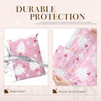 Metronic Christmas Poly Mailers 14.5x19" 500 Pack Shipping Bags for Clothes,Self Adhesive Shipping Envelopes for Small Business,Waterproof Mailers Poly Bags for Shipping,Packaging Mailing Bags Pink