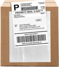 100 Count 4.5" x 6" Shipping Label Envelopes, Clear Packing List Pouches with Self-Adhesive Back, Top Loading for Shipping Labels Sleeves, for Packing Slips, Labels Invoices & Paperwork. GPI