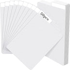 50 Pieces Comic Book Dividers with Tabs,Patient Divider Cards,Card Dividers Comic Book Boards for Storage Boxes 11.22 X 7.24 Inche