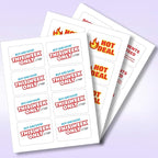 NextDayLabels – 3-3/8" x 2-1/3" Rectangular Sticker Labels for Printer - White Laser/Inkjet Printer Labels Return Address Labels Shipping Label Stickers (25 Sheets, 8 Per Sheet, 200 Labels)