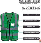 3xl green safety vests reflective