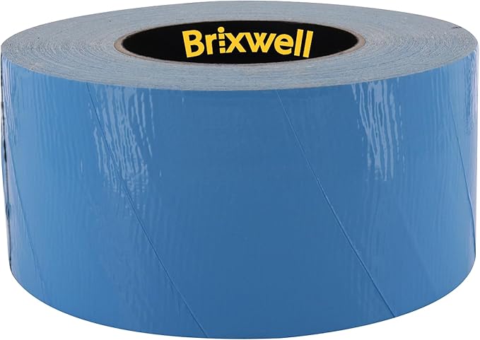 Brixwell 12 Rolls - Blue Double Coated Carpet Tape 3 Inch x 36 Yard Made in The USA
