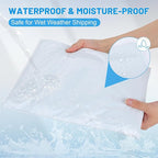 200 Pcs Poly Mailers Shipping Bags 14.5x19 Inch Packaging Clothes Polymailers Envelopes Mailing Package Self Seal Shipping Envelopes Waterproof Poly Bags Small Business Supplies Package White
