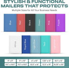 Green 12.5x19.5 Inch Large Poly Bubble Mailers #6 | Padded Envelopes with Self Seal | Air Lined Cushioned Bubble Mailer | Usable Size 12.5x15 | 50 Pack Bulk | Lightweight shipping Bags