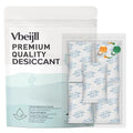 1 Gram (100 Pack) Color-Indicating Silica Gel Packets, Each 5 Pack Individually Sealed, Food Grade Desiccant - Rechargeable Moisture Absorbers for Food Storage, Electronics, 3D Filament & Safes