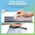 White Poly Bubble Mailers 8.5x14.5 inch #3 | Self Seal Padded Envelopes | Cushioned Bubble Mailer | Usable Size 8.5x13.5 | WaterProof | Lightweight mailing Shipping Bags | 100 Pack Bulk | Made in USA
