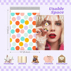 Metronic Poly Mailers 10x13 Inch Shipping Bags for Clothes,Self Adhesive Shipping Envelopes for Small Business,Waterproof Mailers Poly Bags for Shipping,Packaging Mailing Bags Colorful Polka Dots 50pc