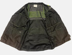 Safety Vest for Men - Black Series with Zipper and Utility Pockets - Premium Surveyors Vest (L, Black)