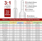 Chanzon 3:1 Ratio - 80ft Roll - Heat Shrink Tubing 3/16" (4.8mm) - Marine Grade Waterproof Adhesive Lined - (25M Total Length) Clear/Transparent Polyolefin Sleeving Wrap Shrinking 3 to 1 Ratio 1pcs