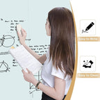 Glass Whiteboard - Glass Dry Erase Board 48" x 72" Magnetic White Board Writing Board White Boards for Walls Wall Office Home
