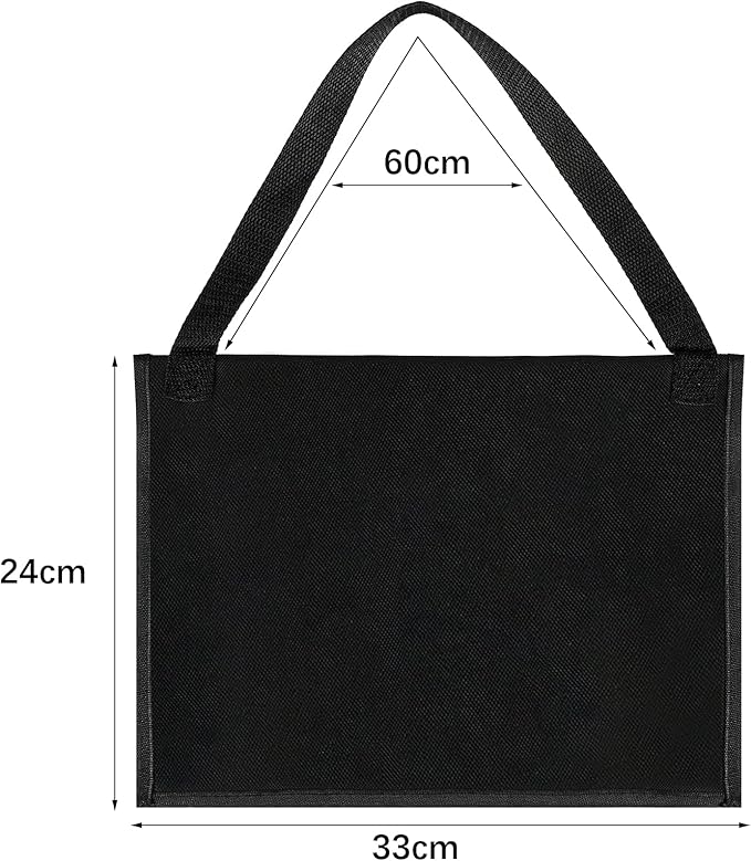 Frienda 1 Piece License Plate Holder with Hanging Strap Dealer Plate Holder Test Drive Tag Bag Black Frame Cover and Bracket for Car SUV Truck