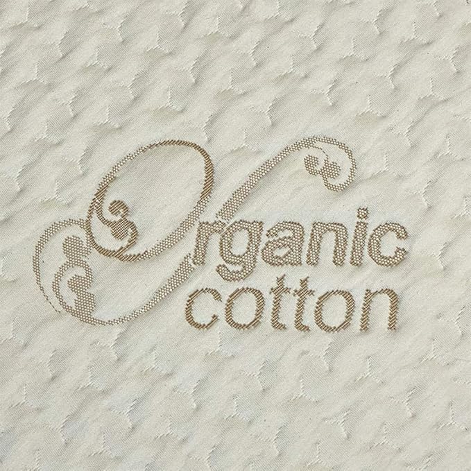 Foamma 9” x 30” x 72” High Density Foam Bunk Mattress, Organic Cotton Cover, Made in USA, Comfortable, CertiPUR-US Certified, 5 Pack