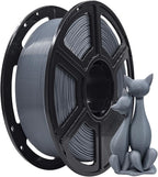 FLASHFORGE PLA Filament 1.75mm, 3D Printer Filament 1kg (2.2lbs) Spool, Dimensional Accuracy +/- 0.02mm, 3D Printing Filament Easy to Use and Fits for Most FDM 3D Printers (Grey)