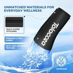 Tolaccea Hot & Cold Therapy Flexible Ice Packs (Black, X-Large)