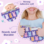 Metronic Poly Mailers 14.5x19 Inch 50pc, Easter Rabbit Bags for Shipping, Self-Adhesive Shipping Envelopes for Small Business, Waterproof Mailers Poly Bags for Shipping, Packaging Mailing Bags Bunnies