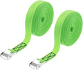 PATIKIL Lashing Straps 1" x 26 Ft, 2 Pcs Tie Down Strap Cam Buckle Adjustable Ratchet Straps 551 lbs for Cargo Trucks Motorcycle Luggage, Green