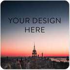 100 Custom Vinyl Stickers - Upload Your own Image, Text, Design, Logo - Personalized Logo Labels for Handmade, Packaging, Bottle, Jars, Candle, Brand Stickers (City, 6x6 Square)