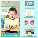 OWLKELA 16 Rolls Transparent Tape Refills, Clear Tape, All-Purpose Transparent Glossy Tape for Office, Home, School