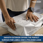 White Plastic Poly Mailers 19"x24" | Shipping Bags for Clothing, Books & Accessories | Durable Shipping Envelopes | Waterproof and Tear-Proof with Strong Self-sealing Adhesive | 100-Pack