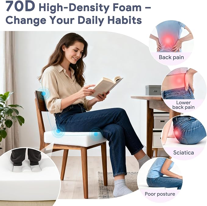 Upholstery Foam 2×24×72 Inch High Density Foam Strong Support Seat Foam for Couch Cushion Replacement Furniture Cushions Car Cushions DIY Projects (5PC)