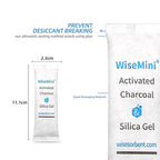 25Pcs 14 Gram Food Safe Desiccant Packs, High Absorption Capacity for Moisture & Odor, Silica Gel & Coconut Shell Activated Carbon Packets for Storage