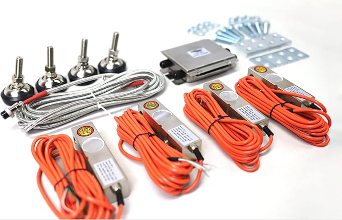 Liberty LS-720 Multi-Purpose Weighing Kit NTEP Floor Scale (Legal for Trade) with Shear Beam Load Cells (2k lb(4) x 1k lb Each)