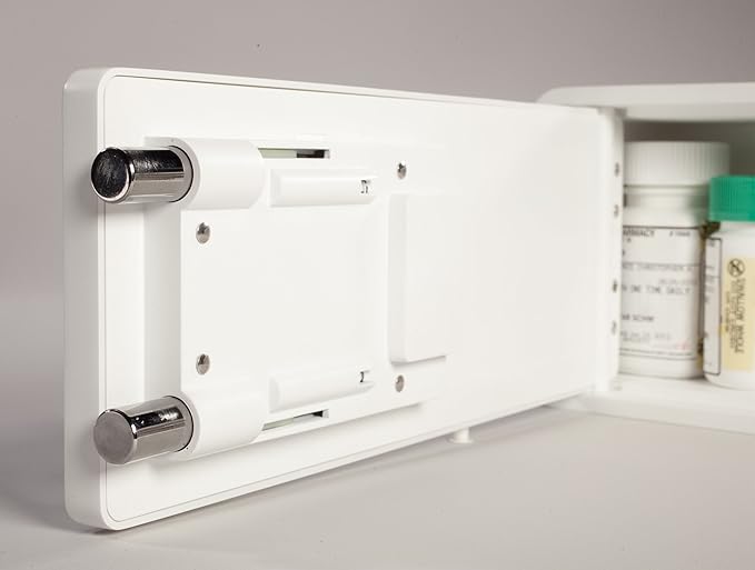 Medicine Cabinet Safe-Barrel Key Lockbox