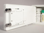 Medicine Cabinet Safe-Barrel Key Lockbox