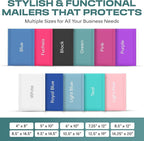 Green Extra Large Poly Bubble Mailers 14.25x20 inch #7 | Self Seal Large Padded Envelopes | Air Cushioned Bubble Mailer | Usable Size 14.25x19 Lightweight Mailing Shipping Bags| 100 Pack Bulk
