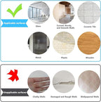 Magnetic Dry Erase Whiteboard Paper with Adhesive, 59" x 39" White Board Film for Wall, Easy to Write and Clean Dry Erase Board for Office, Classroom, Home, Include Marker, Magnetic Eraser and Magnets