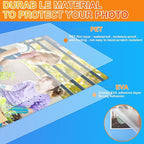 CAREGY Thermal Laminating Pouches, Holds 8.5 x 11 Inch Sheets,1200 Pack Laminating Sheets, 3 Mil, 9 x 11.5 Inches Lamination Sheet Paper for Laminator, Clear, Letter Size, Office and School Supplies
