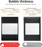 packbabol Bubble Mailers, 4x7 Inch Poly Padded Bubble Mailers Pack of 100 Bubble Envelopes Opaque Self Seal Adhesive Waterproof Bags for Shipping and Packaging(Black,4x7-100Pc)