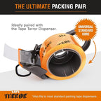 Heavy-Duty Clear Packing Tape (6 Rolls) - Strong Packing Tape for Moving Boxes, Shipping, Mailing, Storage, and More - Packaging & Shipping Supplies (48mm x 50m per Roll)