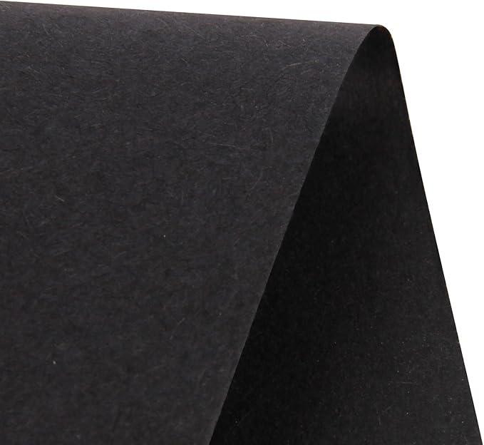 RUSPEPA Black Kraft Paper Roll - 12 inches x 100 feet - Recyclable Paper Perfect for for Crafts, Art,Small Wrapping, Packing, Postal, Shipping, Dunnage & Parcel