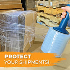 WOD SFD5 Industrial Mini Hand Stretch Wrap Film Plastic Dispenser - Used for Storage Moving, Pallet Wrap, Packaging, Wrapping: Fits 3 in Core (Pack of 1)