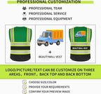 BeautyWill Custom Logo Safety Vest Class2 High Visibility Reflective Vest Breathable Construction Vest