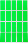 Royal Green Small Label Tags Stickers in Neon Green (40mm x 19mm) 1.57 inch x 0.75-2000 Pack