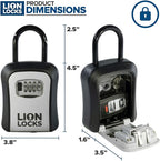 Key Lock Box for Keys with Code (12 Pack) 4 Digit Combination Lockbox for Keys Outdoor, Portable, Waterproof, Realtor Lock Box