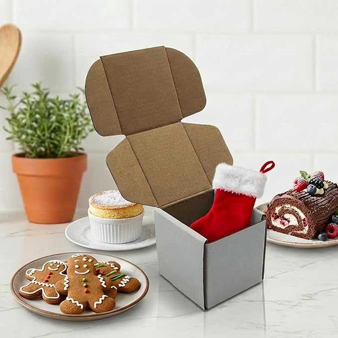 10x10x3 inch Shipping Boxes, White Corrugated Cardboard Box Literature Mailing Shipping Packaging Recyclable Storage Boxes and Craft Gifts Giving Products Business White Box Set of 25 (10''x10''x3'')
