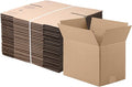 The Boxery 4"x4"x8" Brown/Kraft Corrugated Cardboard Shipping Boxes 25-Pack | Mailing, Packing, Moving & Storage for Business/Home – Durable - Eco-Friendly, Recyclable - Made in the USA
