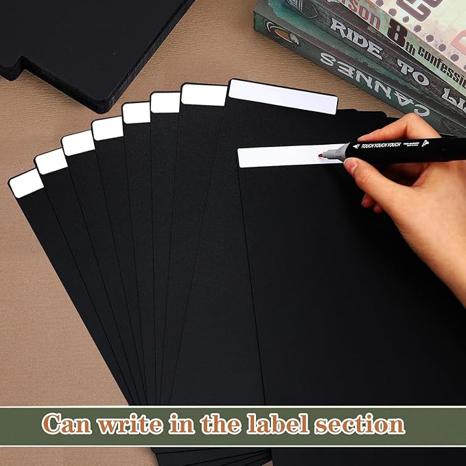 70 Pieces Comic Book Dividers with Tabs,Patient Divider Cards,Card Dividers Comic Book Boards for Storage Boxes 11.22 X 7.24 Inche