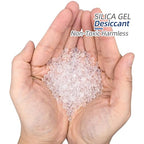 1 Pack 500 Gram Food Safe Silica Gel Desiccant Packets, Premium White Silica Gel Beads Packs, Dessicant Bags, Silica Gel for Storage