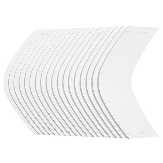 Sunshine Tape Quick Aggressive Hairpiece Wig Tape (36 Pieces) - A Curve - Double Sided Adhesive Tape for Toupee Lace Front Wig Strong Hold Waterproof Strips