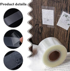 500 PCS Label Protectors, Clear Label Protectors Waterproof Clear Labels for Protecting Barcodes, Books, Numbers, Clothes Food Labels in Laboratory, Library, Office, Supermarket (3.35×1.97inch)